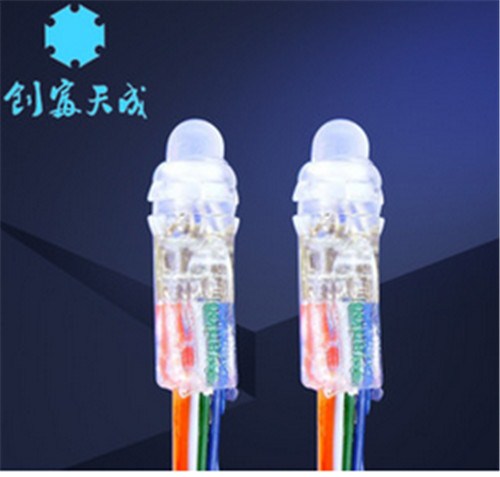 全彩外露LED灯串 LED外露发光灯串 创富天成供